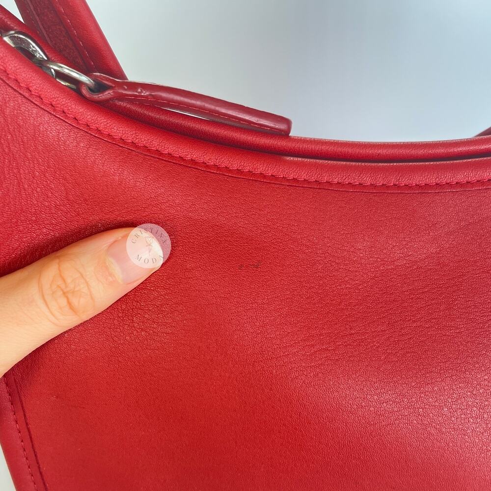 Vintage Coach Janice Legacy Bag 9950 Red 2006 - Picture 8 of 15